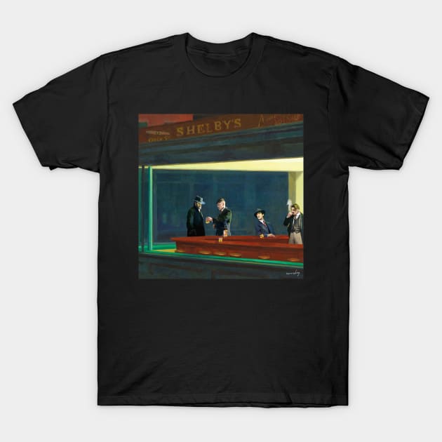 Peaky Nihgthawks T-Shirt by norro